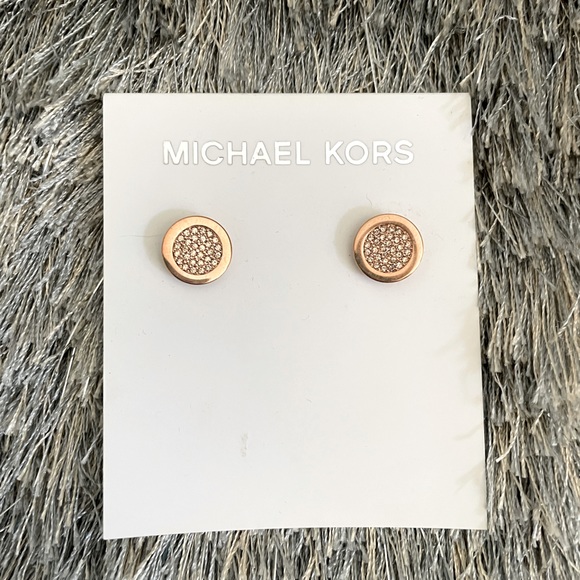 Michael Kors Jewelry Michael Kors Stud Rose Gold Earrings Poshmark